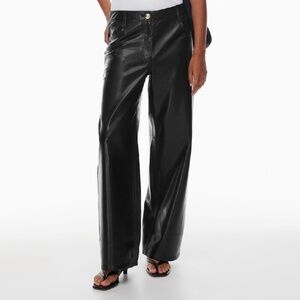 Aritzia Faux Leather Pants